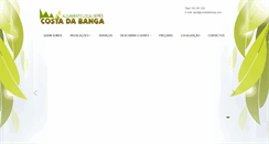 Desktop Screenshot of costadabanga.com